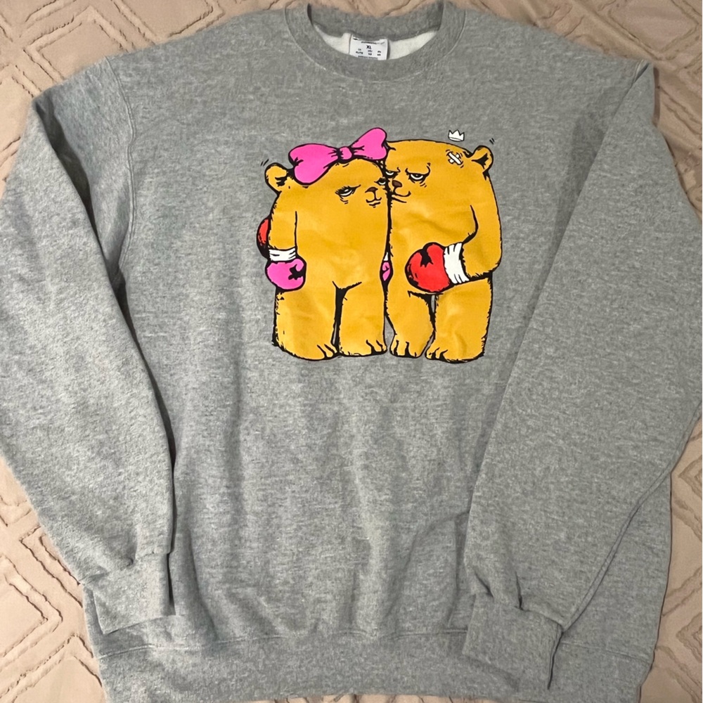The Bear Champ Champion Gray Eco Sweatshirt